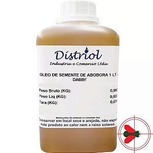 Óleo De Semente De Abóbora 100% Natural Distriol 1 Litro